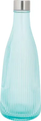 Imagen del producto de Jarra de agua moderna y elegante Atla, con cierre de acero inoxidable, de vidrio, color verde mineral, 1 litro
