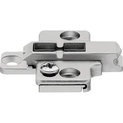 Produktbild von CLIP Kreuzmontageplatte, Spax-Schrauben, HV: 2-teilig, Distanz 0 mm