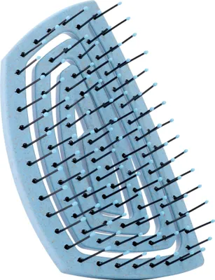 Produktbild von Ninabella Mini V2 Bio Haarbürste ohne Ziepen - Profi Entwirrbürste für lange und lockige Haare - Einzigartige Anti-Ziep Bürste für Damen und Kinder - Ideal als Reisebürste