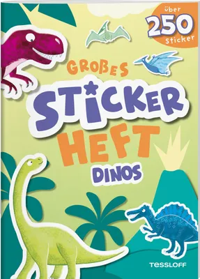 Produktbild von Großes Stickerheft. Dinos