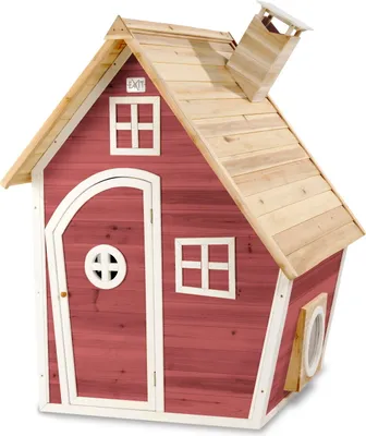 Produktbild von EXIT Fantasia 100 Holz Spielhaus, Spielhaus für Draußen,Holz, Kinder, Rot