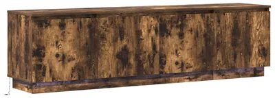 Immagine prodotto di vidaXL - Mobile TV a giorno, 180 x 38 x 49 cm, legno impiallacciato effetto noce