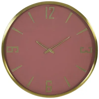 Produktbild von Light & Living - Wanduhr Minturi - Rosa - Ø51cm