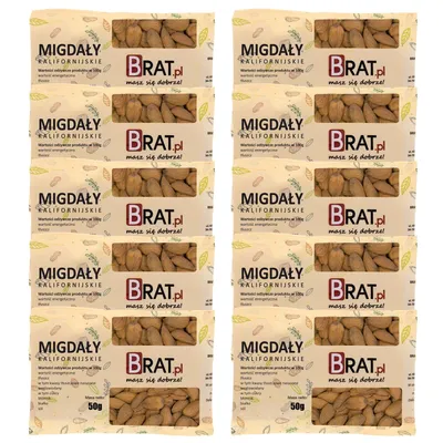 Immagine prodotto di Mandorle californiane 10 x 50 g