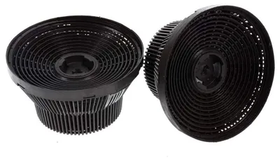 2er-Pack runder Kohlefilter für Teka GFH 55 – Ersatz 61801251