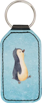Produktbild von Mr. & Mrs. Panda schlüssel anhänger Pinguin marschieren - Eisblau - Geschenk, Schlüsselanhänger, schlüsselbund, Stolz, Taschenanhänger, Mit Spruch, Pinguine, für, Familie