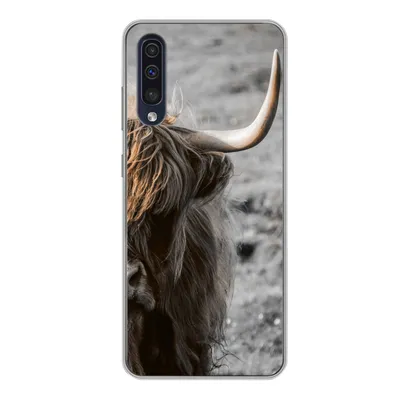 Produktbild von MuchoWow® Handyhülle Schutzhülle Hülle für Samsung Galaxy A50 Schottische Highlander - Kühe - Natur Silikon Softcase Handy Hülle - Mobiltelefonhülle