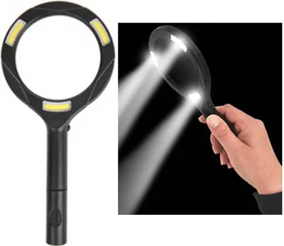 Produktbild von Lupe IWH, mit COB LED-Beleuchtung, schwarz