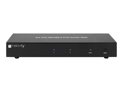 Obrázek produktu pro Dvoumonitorový KVM přepínač Techly 2-Port DisplayPort1.2
