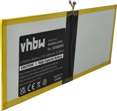 Produktbild von vhbw Akku Ersatz für Sony LIS2206ERPC, 1277-3631.1B, 1ICP3/102/112-2 für Tablet Pad (6000 mAh, 3,8 V, Li-Polymer)
