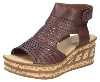 Produktbild von Rieker Keilsandaletten Damen 32313933353132 Braun 41 EU