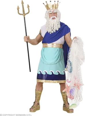 Immagine prodotto di Costume Poseidone Nettuno dio del mare - Nettuno dio greco XL - 54/56