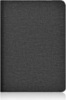 Produktbild von INF Schwarze PC-Gewebe Kindle Paperwhite 12. Gen Hülle mit Ständer & Handschlaufe