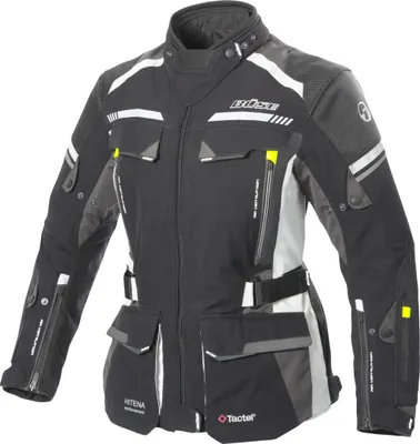 Produktbild von Büse Highland II Damen Jacke schwarz / hellgrau 52