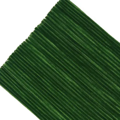 100 Grasgrüne Pfeifenreiniger 30 cm Chenilledraht
