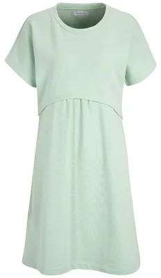Produktbild von Tamaris Damen Sweatkleid, schlichtes Design, Farbe: Grün, Modell: ACRI