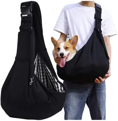 Produktbild von Kleinhundekorb für kleine Hunde - Gehhilfen für Spaziergänge im Schattenfarbenstil