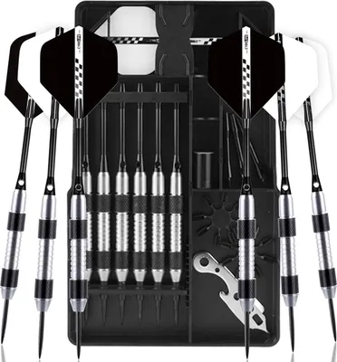 Obrázek produktu pro Profesionální sada šipek CyeeLife - 6 kusů 20g Steeldarts s příslušenstvím v dárkovém balení