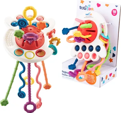 Produktbild von Motorikspielzeug Interaktives Sinnesspielzeug Oktopus Tuli Fun