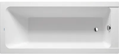 Immagine prodotto di Vasca Duravit D-Code 170 x 75 x 42 cm versione da incasso, zona piedi di scarico, bianco, 700100000000000