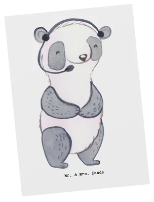 Produktbild von Mr. & Mrs. Panda Postkarte Meteorologin Herz - Weiß - Geschenk, Grußkarte, Fotokarte, Ansichtskarten, Ansichtskarte, Postkarten