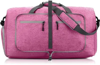 Produktbild von Unyqoos® Geräumige und rosa Reisetasche mit Schuhfach für Sport und Reisen