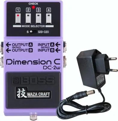 Produktbild von Boss DC-2w Dimension C Waza Effektpedal mit Netzteil