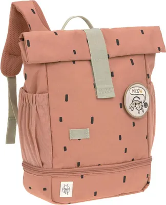 Produktbild von Lässig Kinderrucksack - Mini Rolltop Backpack Happy Prints, Karamell