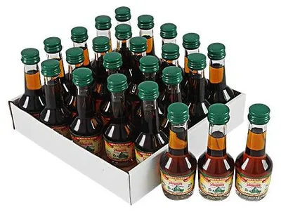 Produktbild von "Spreewälder Schlangenkönig" - Kräuterlikör von der Mosterei Jank - 24er Pack (24 x 2 cl / 30 % vol.)