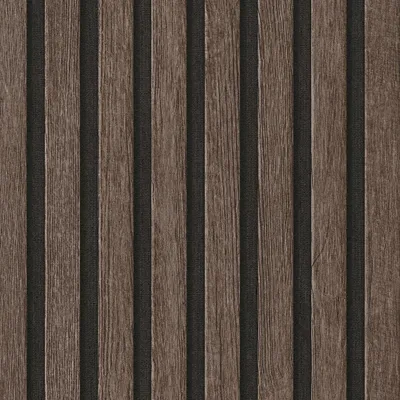 Produktbild von Tapete Holzoptik Dunkelbraun Schwarz - Vliestapete 3D Holzpaneele modern AS-Creation (KG-174796)