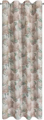 Zdjęcie produktu dla Eurofirany 441917, Przezroczysty, Beżowy, Wzór, Poliester, Oczko, 220 g/m²