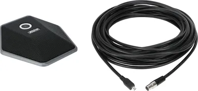 Produktbild von AVer 60U8D00000AE, Mikrofon, Schwarz, 10 m, AVerMedia, VB342, 227 mm