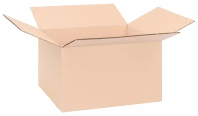 Produktbild von verpacking 100 Faltkartons 490 x 390 x 285 mm Braun (Außenmaß 500 x 400 x 300 mm) variable Höhe 100 und 200 mm bei KK 110 2-wellig Versandkarton für mittelgroße Waren DHL Paket DPD GLS Hermes Kartons