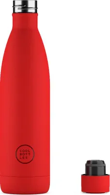 Produktbild von 750 ml Thermoflasche Vivid red / Kühle Flaschen