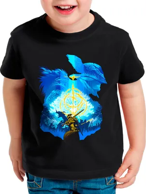 Produktbild von BaumwolleCloud Eldens Challenge Kinder T-Shirt limgrave gelmir farum rpg open-world