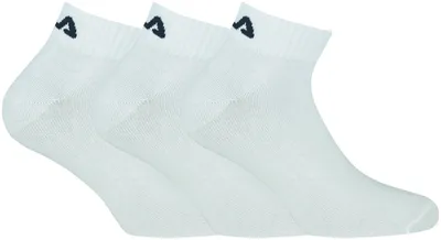 Obrázok produktu pre Fila F9300 Quarter 3-Pack White 35-38 Fitness ponožky