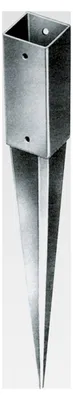 Produktbild von Einschlagbodenhülse 91 x 91 x 900 mm feuerverzinkt