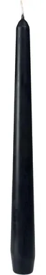 Image de Bougies chandelier Duni black 250x22mm 50 pièces