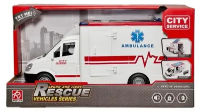 Produktbild von Krankenwagen mit Licht und Sound – SWEDE