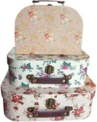 Produktbild von RETRO ROSES - Dekorative Kinderkoffer, 3-teilig, Sass&Belle