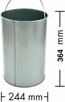Produktbild von WESCO Einsatz aus Metall, verzinkt für Baseboy 15 Liter / Ersatzteil