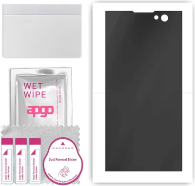 Produktbild von apgo Hydrogel Blickschutzfolie, Matt, kompatibel mit Sony Xperia XA2, Privacy Displayschutzfolie, Schutzfolie mit Positionierhilfe, Anti-Spy, kratzfest, einfache Montage