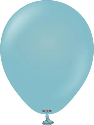 Produktbild von Retro Blaue Glaslatexballons, Blau 13 cm, 100 Stk.