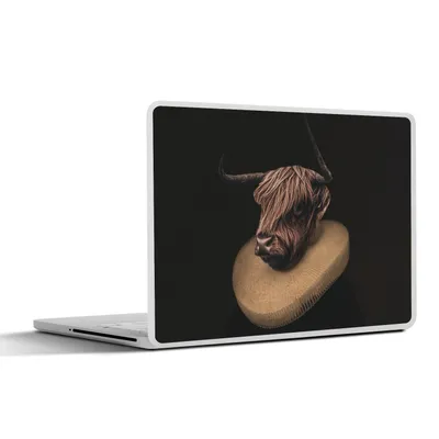 Produktbild von MuchoWow® Laptop Aufkleber Sticker Cover Alte Meister - Schottische Highlander - Kunst 40x30 cm - Laptop Dekoration - Selbstklebend