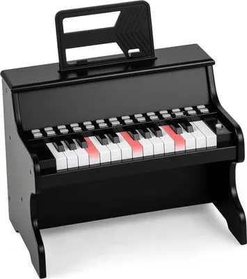 Image de Piano numérique pour enfants à 25 touches, vitesse réglable, noir