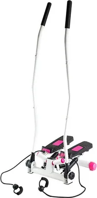 Immagine prodotto di Stepper con bracci mobili e corde, rosa-bianco