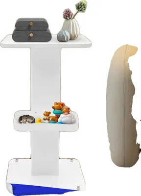 Immagine prodotto di Carrello estetico, Legno e metallo di alta qualità, Capacità di carico 40 kg, Ruote universali silenziose, Adatto a saloni e ospedali, Design elegante