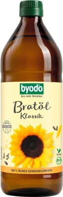 Produktbild von -SONNENBLUMENÖL ZUM KOCHEN UND BRATEN 750 ml – BYODO