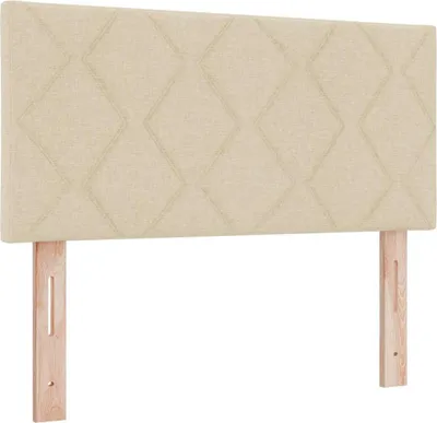 Immagine prodotto di vidaXL Testiera crema 90 cm in tessuto