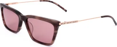 Zdjęcie produktu dla Dkny DK709S Mauve horn 55/16/135 Okulary przeciwsłoneczne dla kobiet